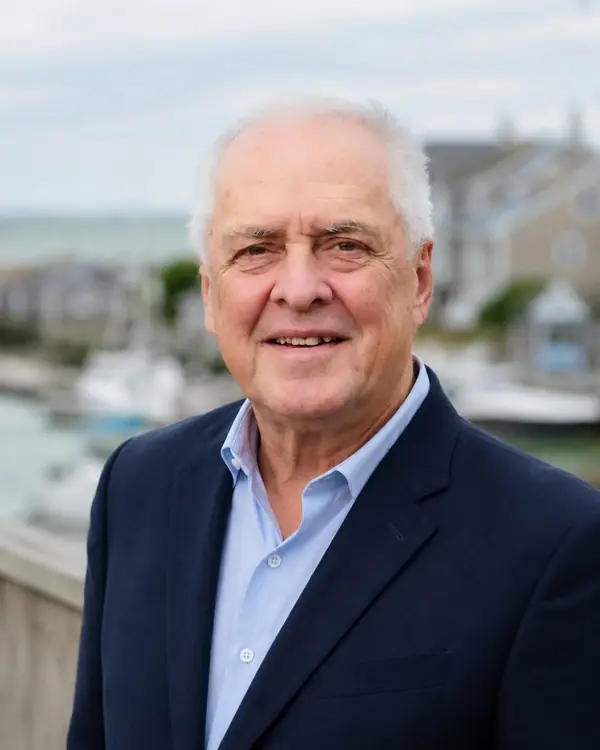 Arthur Radtke at a Cape Cod harbor